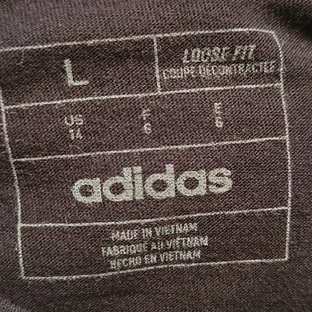 NWT: adidas Girls CrewNeck Long Sleeve Graphic Tee With Foil Logo & Purple Stars - Picture 5 of 12